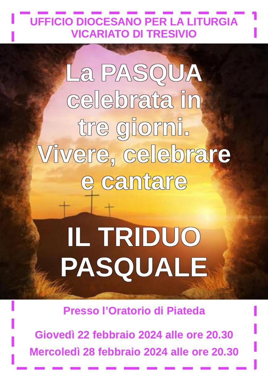 Formazione liturgica sul Triduo Pasquale
