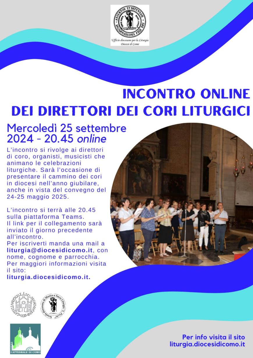 Incontro online dei direttori dei cori liturgici