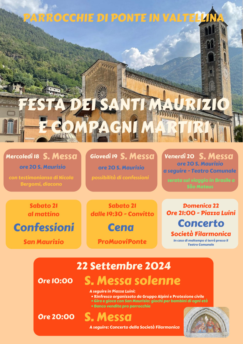Festa dei Santi Maurizio e compagni martiri a Ponte in Valtellina