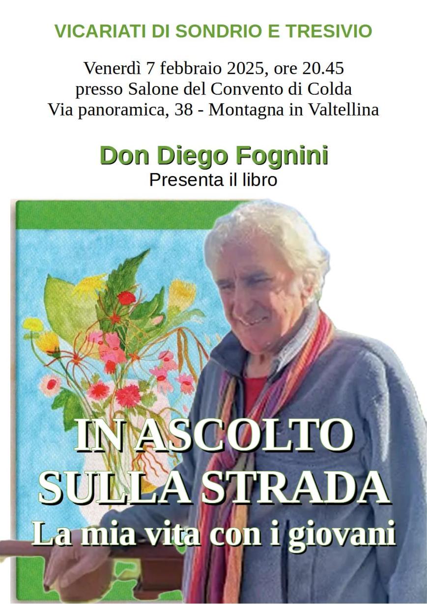 “In ascolto sulla strada. La mia vita con i giovani”. Incontro con don Diego Fognini