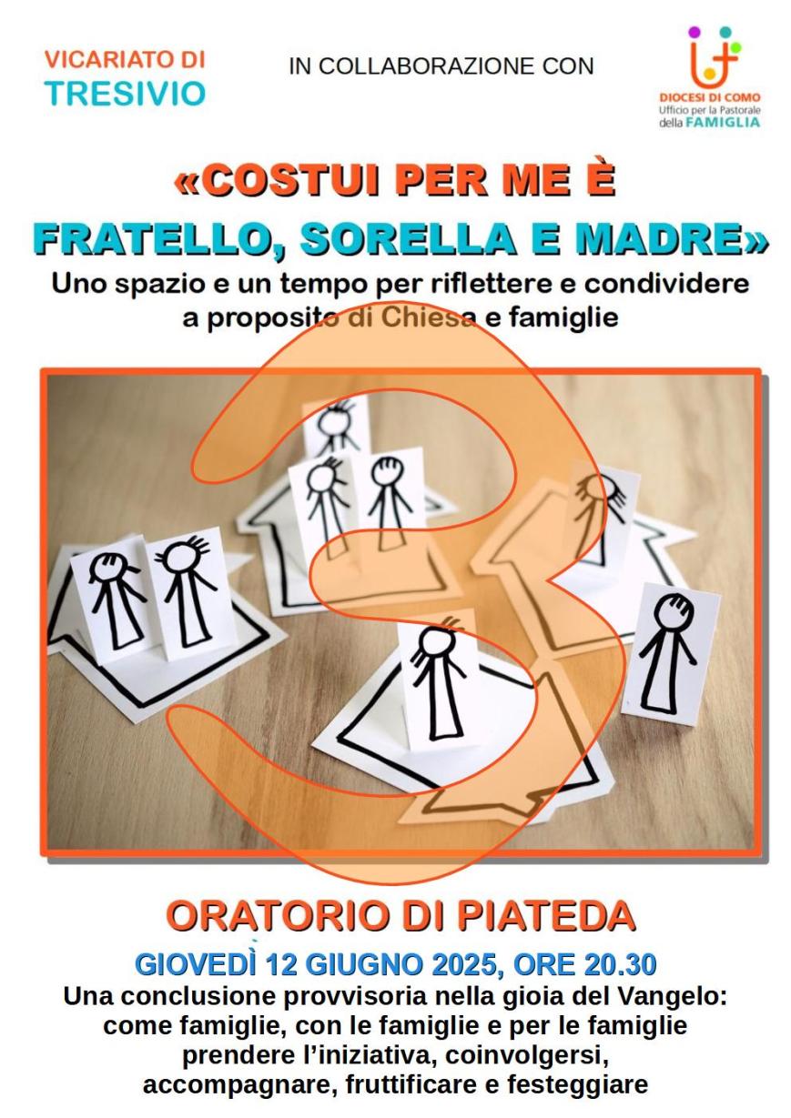 «Costui per me è fratello, sorella e madre» 3. Una conclusione provvisoria nella gioia del Vangelo