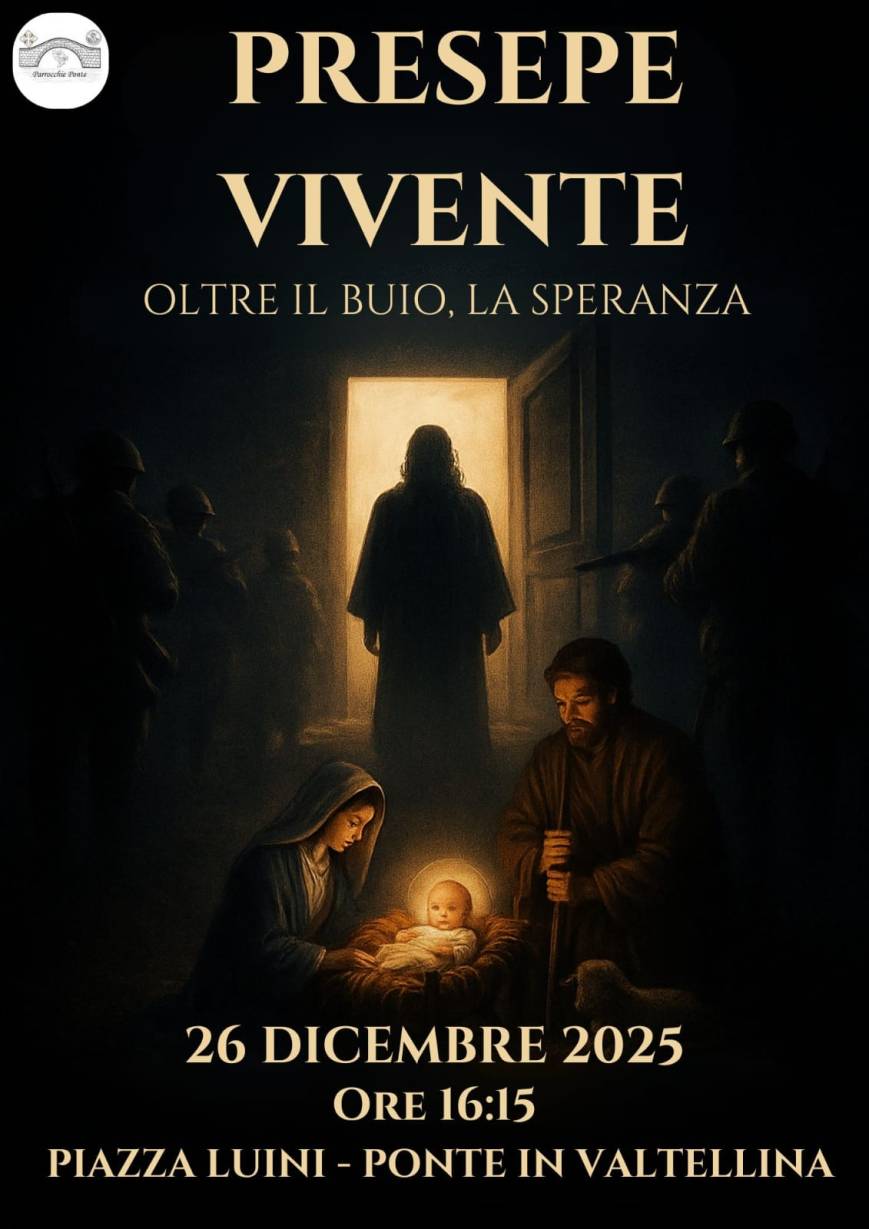 Presepe vivente 2025 a Ponte: “Oltre il buio, la speranza”