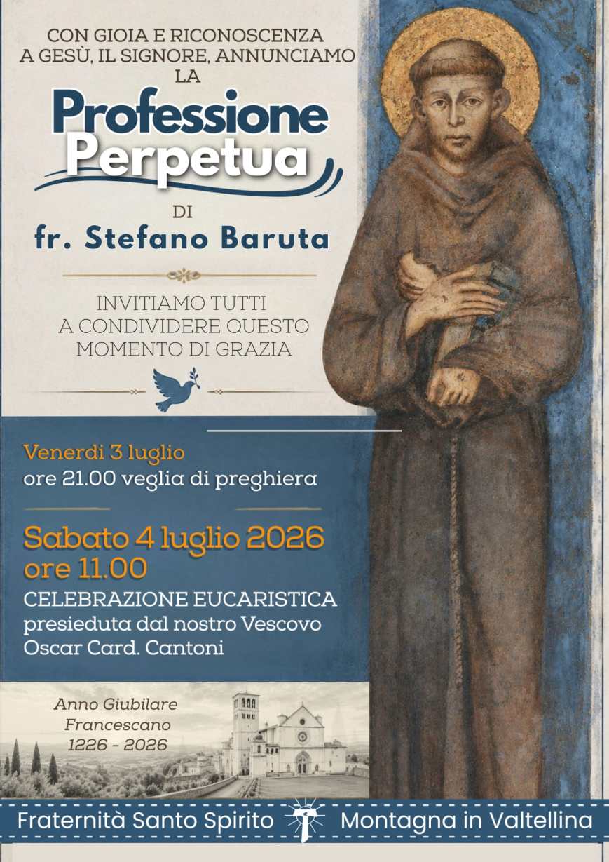 Professione perpetua di fr. Stefano Baruta