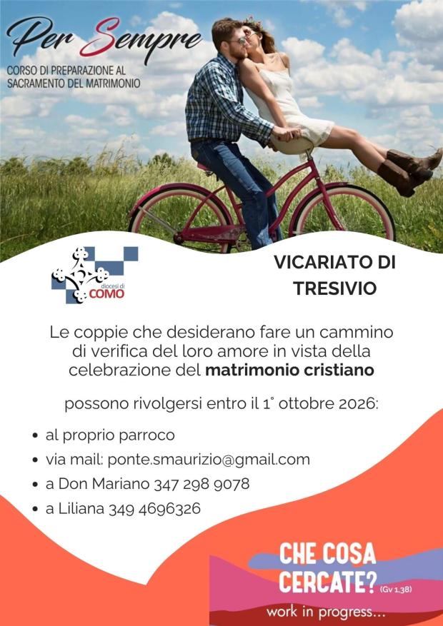 Per Sempre. Corso di preparazione al Sacramento del Matrimonio